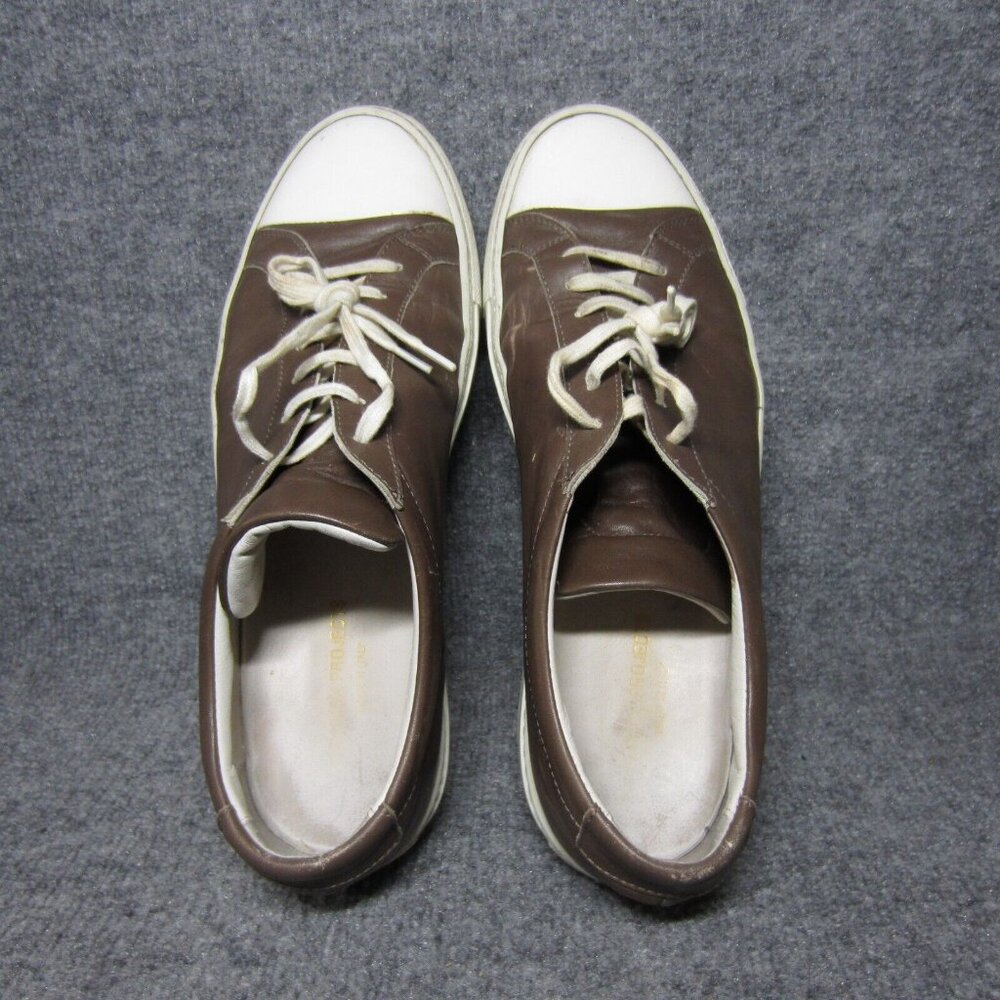 Common Projects Sneakers Men's Low Top Lace Up Brown Leather Shoes 44 US 11 - Picture 5 of 13